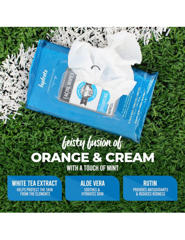 Toallitas Limpiadoras Game Face XL 25 Unidades 100% Compostables