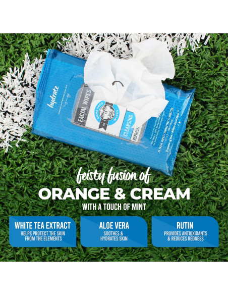 Toallitas Limpiadoras Game Face XL 25 Unidades 100% Compostables