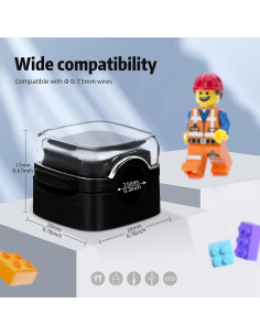 Organizador de Cables Magnético MAWFOZIN - Paquete de 6 Clips Adhesivos 2