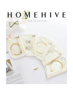 10 Bolsas de Joyería Transparente HOMEHIVE Antioxidantes 2
