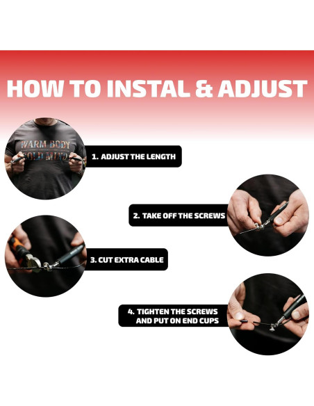 Cuerda de Salto Ajustable WARM BODY COLD MIND 2.79m Unisex