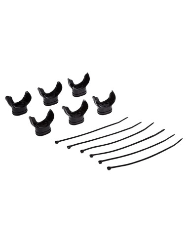 Boquillas de Octopus Scuba Choice con Correa - Paquete de 6