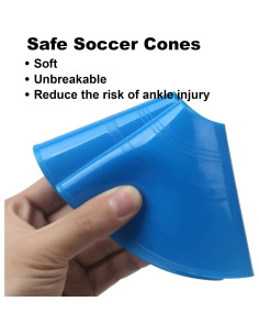 60 Conos de Fútbol DUNCHATY con Bolsa de Transporte 2