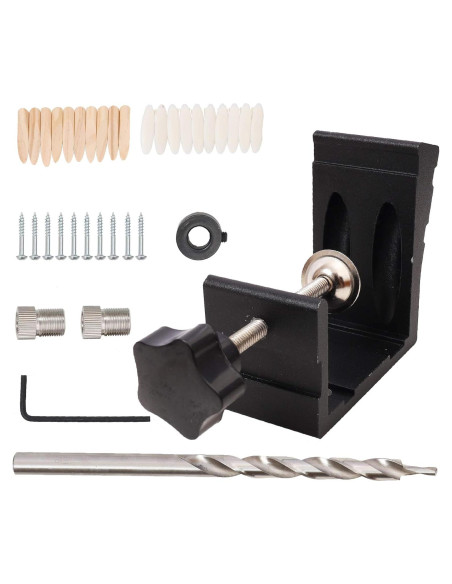 Kit de Jig de Agujeros de Bolsillo WISH HALLY 46 Piezas