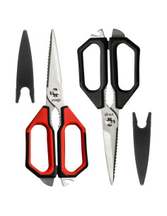 Juego de Tijeras de Cocina LIVINGO Acero Inoxidable 2 Piezas