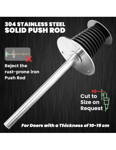 Mango de puerta Preruner para enfriador 15.01 cm ajustable