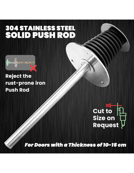 Mango de puerta Preruner para enfriador 15.01 cm ajustable