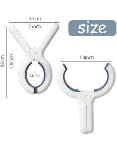 Clips para Toallas de Playa Sunkaioo - Paquete de 12 Unidades 2