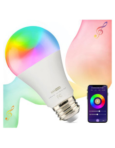 Bombilla Inteligente Homevenus HVS 9W RGBW E26 Regulable WiFi