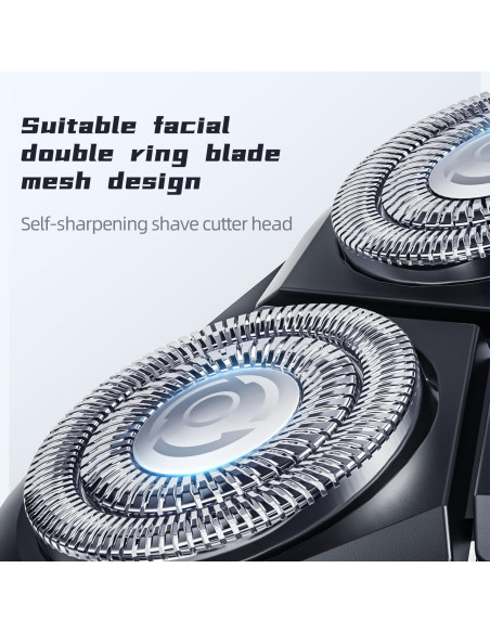 Afeitadora Eléctrica Beici X2 3D Impermeable Carga Tipo-C