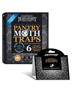 Trampas Adhesivas para Polillas de Alacena Dr. Killigan - 6 Unidades