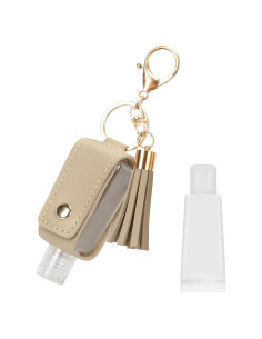 Botella de Gel Antibacterial Reutilizable Unaone 30ml Beige