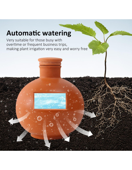 Ollas de Riego Automáticas Lovely Ran 15 cm Terracota