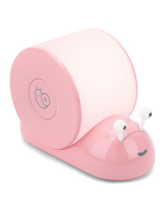 Lámpara de Mesa Caracol QANYI Rosa LED Recargable 800mAh