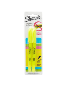 Marcadores Fluorescentes Sharpie Pocket Amarillo x2