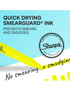 Marcadores Fluorescentes Sharpie Pocket Amarillo x2 2