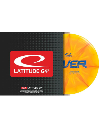 Disco de Golf Latitude 64 Retro Burst River 170g Rosa