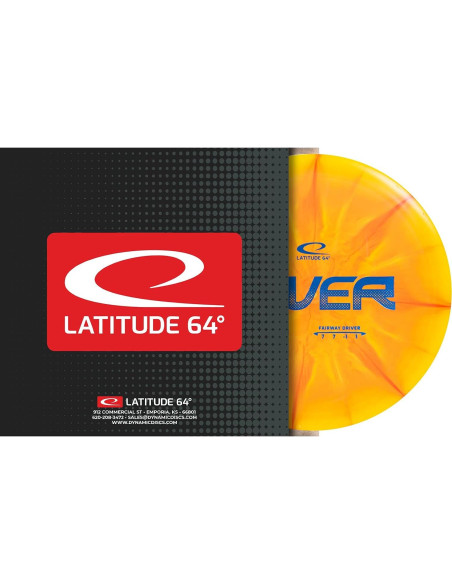 Disco de Golf Latitude 64 Retro Burst River 170g Rosa