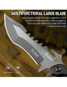 Cuchillo de Supervivencia NedFoss 24.13 cm con Funda 2