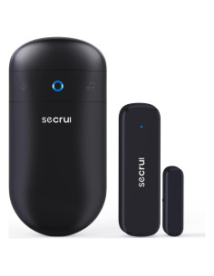 Timbre de Puerta Inalámbrico SECRUI M508+D7, 400 pies, Negro