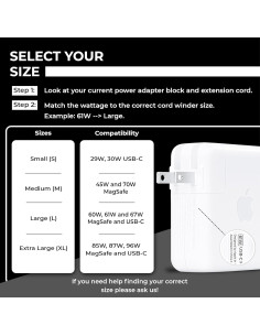 Organizador de Cables Mediano HumanCentric para Cargador MacBook 2