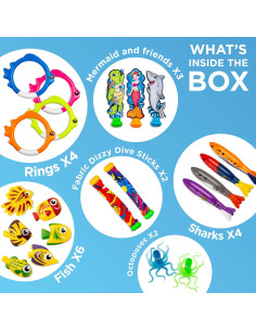 Juguetes de Buceo Chuchik 40 Piezas para Niños 2