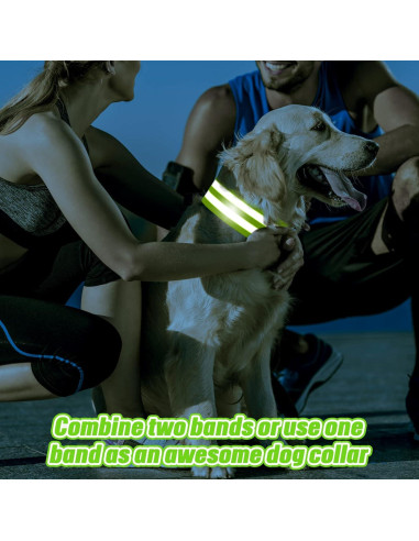 Brazaletes Reflectantes Yilloog 100 Pcs Alta Visibilidad