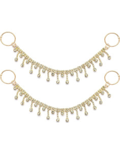 Cadenas de Zapatos Bling Bellaqueo para Niñas - Borlas Doradas 2