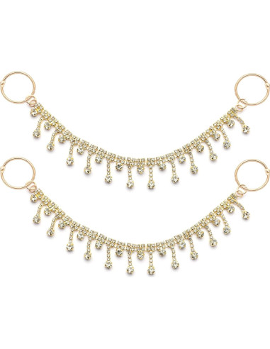 Cadenas de Zapatos Bling Bellaqueo para Niñas - Borlas Doradas