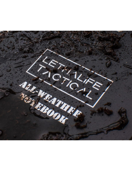 Bloc de Notas Impermeable LETHALIFE 21.6x27.9 cm Negro Bloc de Notas Impermeable LETHALIFE 21.6x27.9 cm Negro