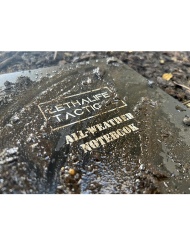 Bloc de Notas Impermeable LETHALIFE 21.6x27.9 cm Negro