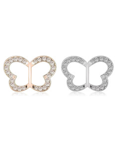 Anillo de Bufanda Mariposa ROFARSO 2 Piezas Joyería Cristal