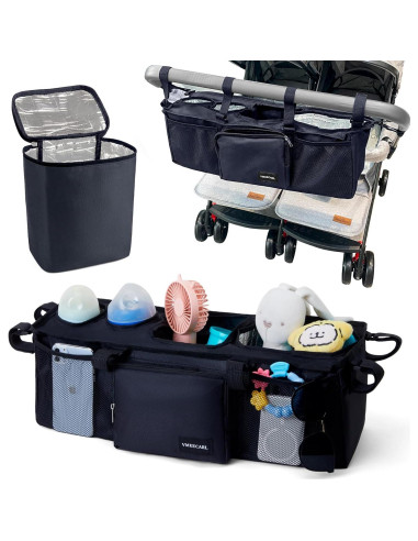 Organizador de Cochecito Doble Bob Duallie con 2 Portavasos