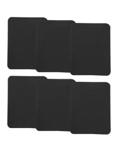 6 Parches Autoadhesivos Negros para Reparación de Ropa 9.4x12.4cm 2