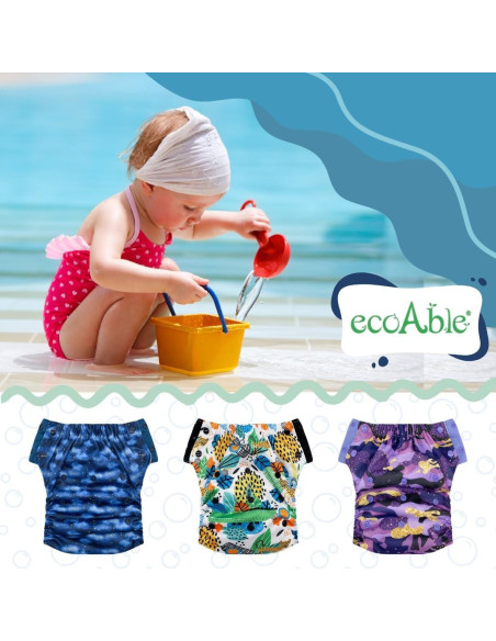 Pañal de Tela Híbrido EcoAble 3 en 1 para Niños 1-10 Años Pañal de Tela Híbrido EcoAble 3 en 1 para Niños 1-10 Años
