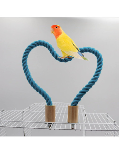Paquete de 2 Perchas de Cuerda para Aves Dnoifne 60 cm