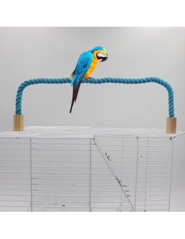 Paquete de 2 Perchas de Cuerda para Aves Dnoifne 60 cm