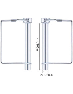 Paquete de 2 pines de acoplador Truleego 9.5x10.2 cm alta resistencia 2
