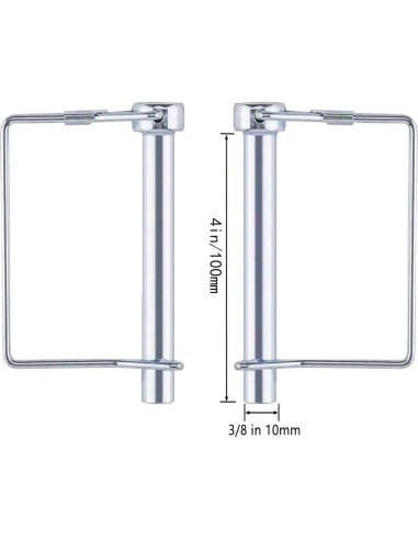 Paquete de 2 pines de acoplador Truleego 9.5x10.2 cm alta resistencia