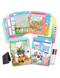 Juego de Actividad Reutilizable Elfew para Niños 4-8 Años