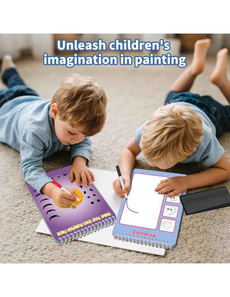 Juego de Actividad Reutilizable Elfew para Niños 4-8 Años Juego de Actividad Reutilizable Elfew para Niños 4-8 Años