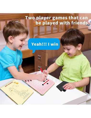 Juego de Actividad Reutilizable Elfew para Niños 4-8 Años