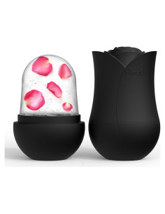 Molde de Hielo Facial YAVOUN Rosa Negra 10.31 cm Silicona