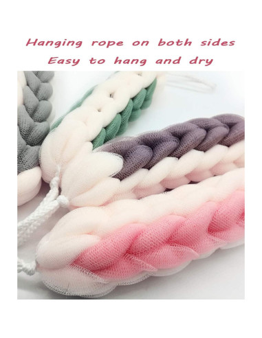 Esponja de Ducha Exfoliante AARainbow 2 Paquetes 81 cm