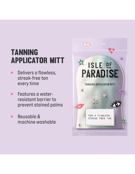 Mitón Aplicador de Bronceado Isle of Paradise - Resistente al Agua