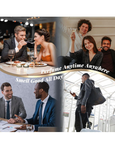 Atomizador de Perfume Rellenable YIERSO 10ml Cuero Negro