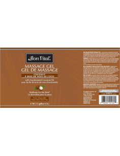 Gel de Masaje Bon Vital 100% Aceite de Coco 3.78 L 2