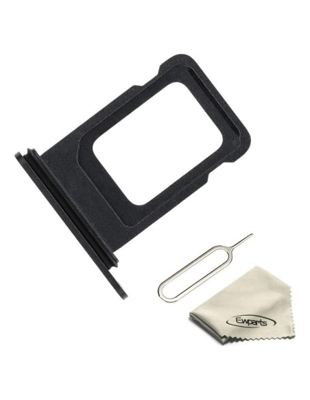 Bandeja SIM para iPhone 12 Mini Ewparts - Reemplazo Negro