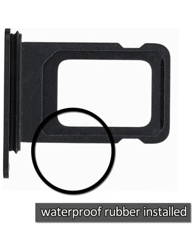 Bandeja SIM para iPhone 12 Mini Ewparts - Reemplazo Negro