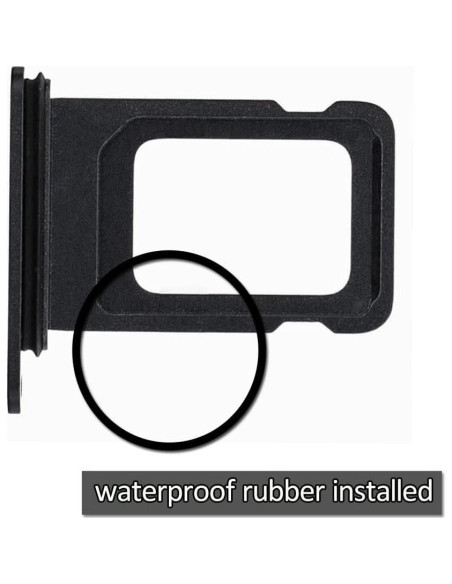 Bandeja SIM para iPhone 12 Mini Ewparts - Reemplazo Negro
